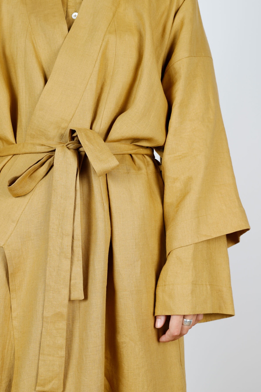 Sleeve Lichen Linen Lucie Robe Make by TFS Sparrow Set