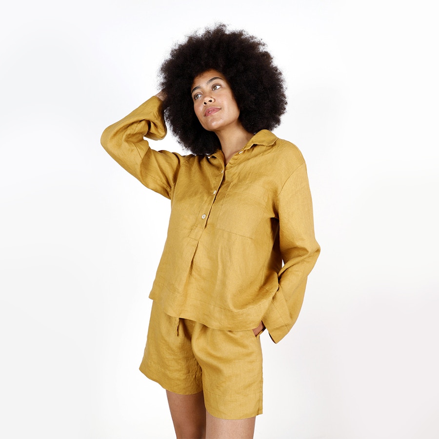Sparrow Shirt Crop Lichen