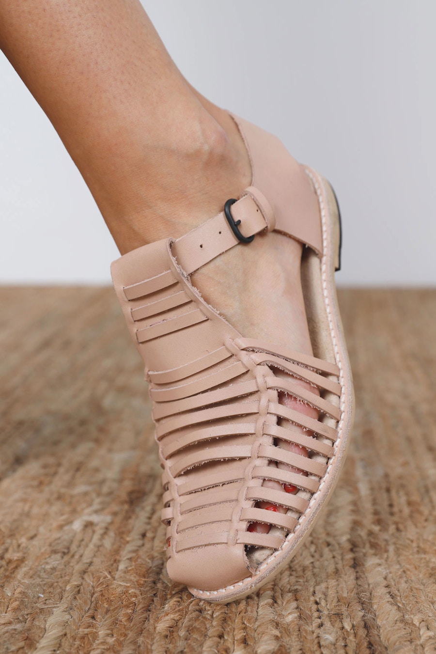 Edit buckle Astrid Sandal The Shoe Camaraderie Leather By The Fabric Store Cass Pant