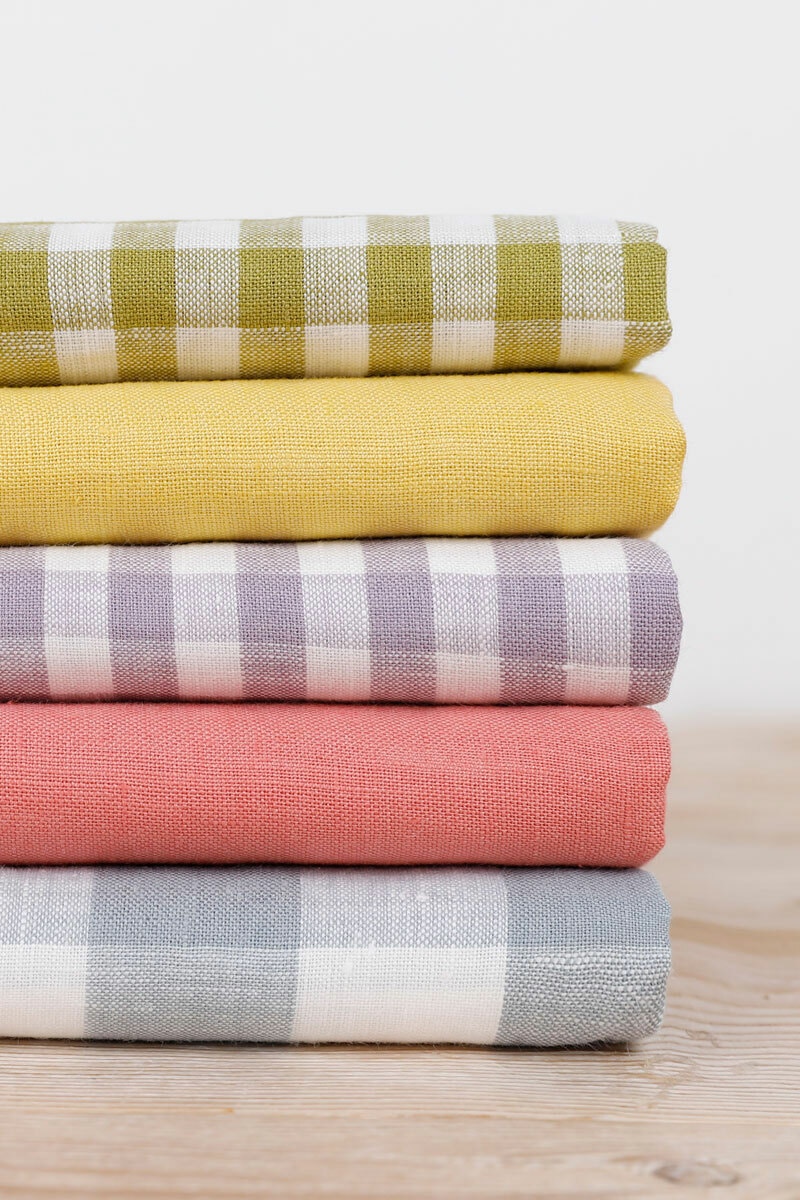 Gingham Linen by The Fabric Store