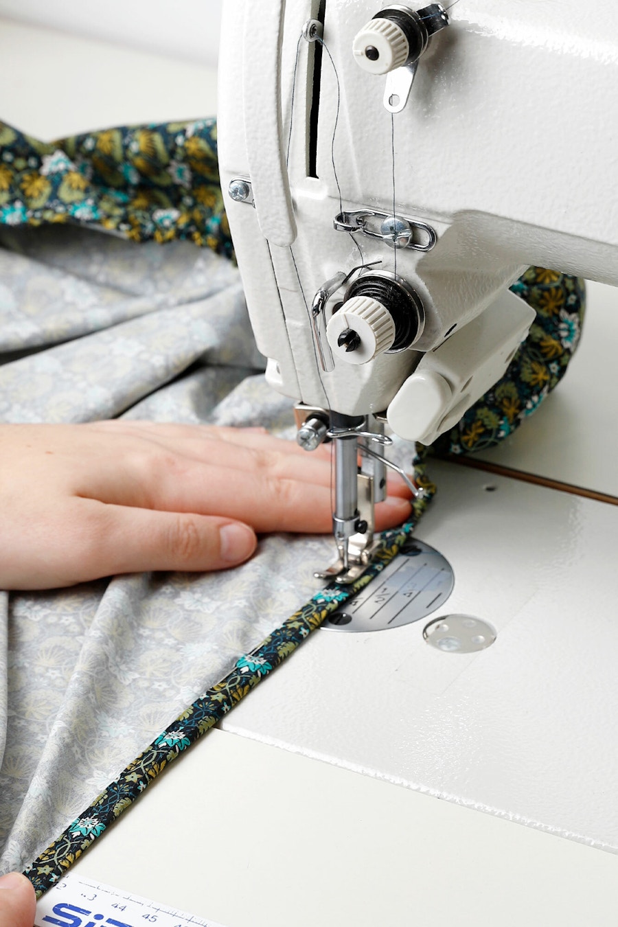 Liberty Cot Sheet Sewing Up Channel