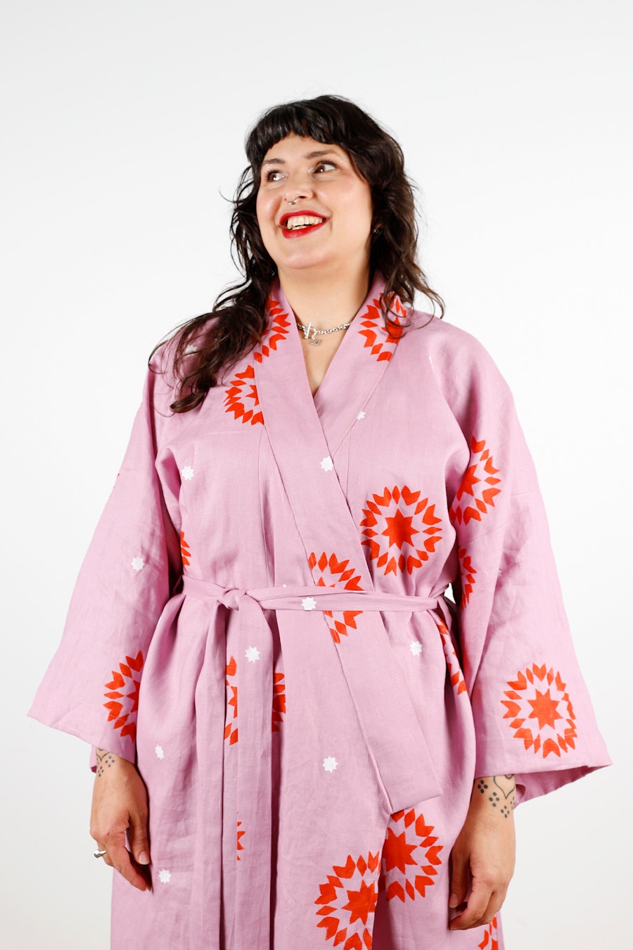 Printed Lucie Robe Zosia Front Crop