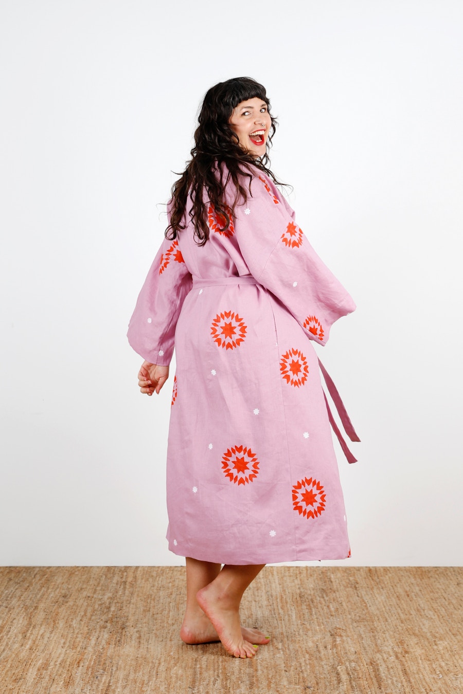 Printed Lucie Robe Zosia Sode Smiling