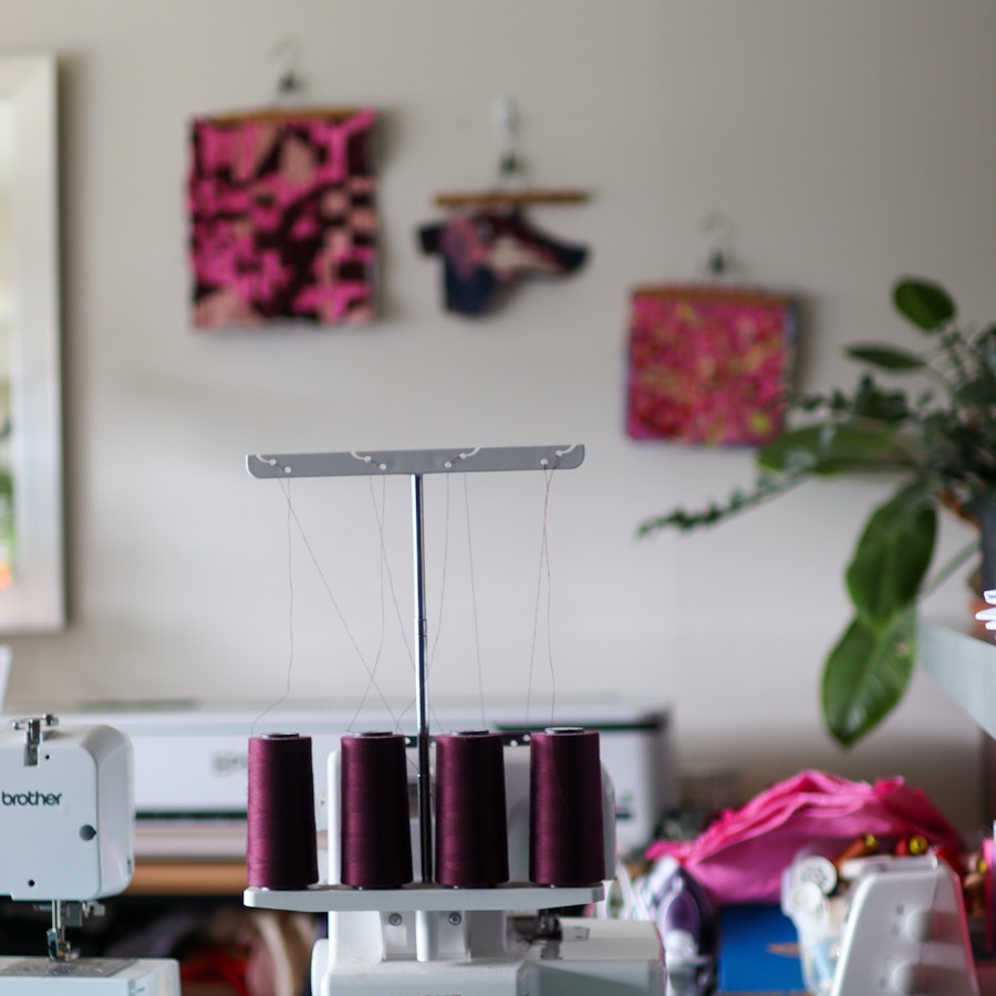Fat Bobbin Girl sewing space 15