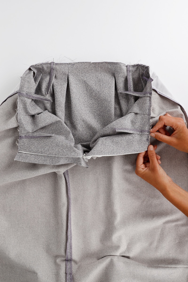 4 Attach belt loops
