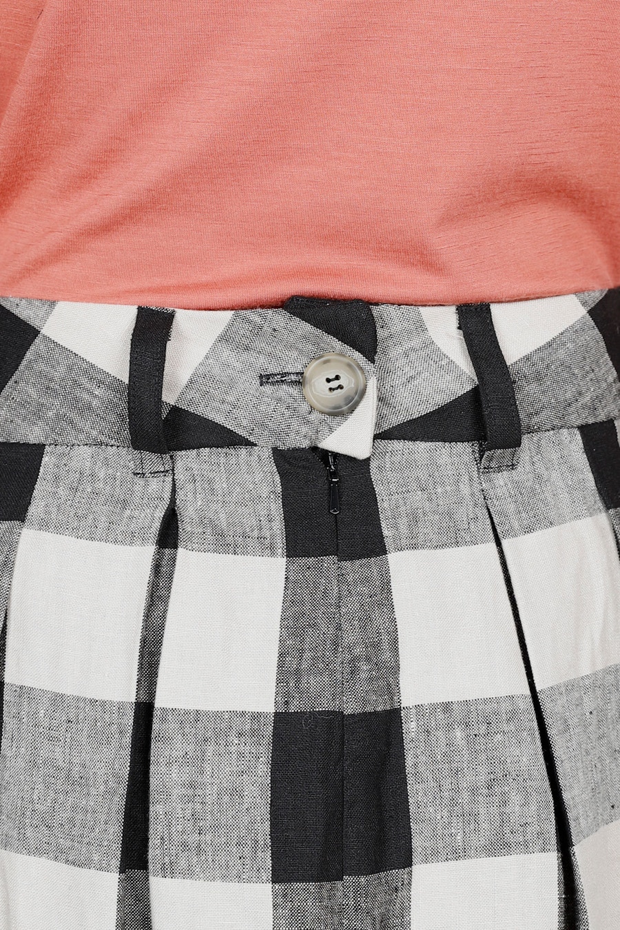 Back Button August Skirt Make by TFS Fabric by The Fabric Store