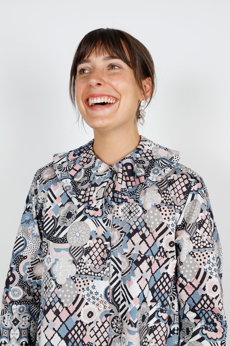 Bloom Dress Liberty Collar Fabric