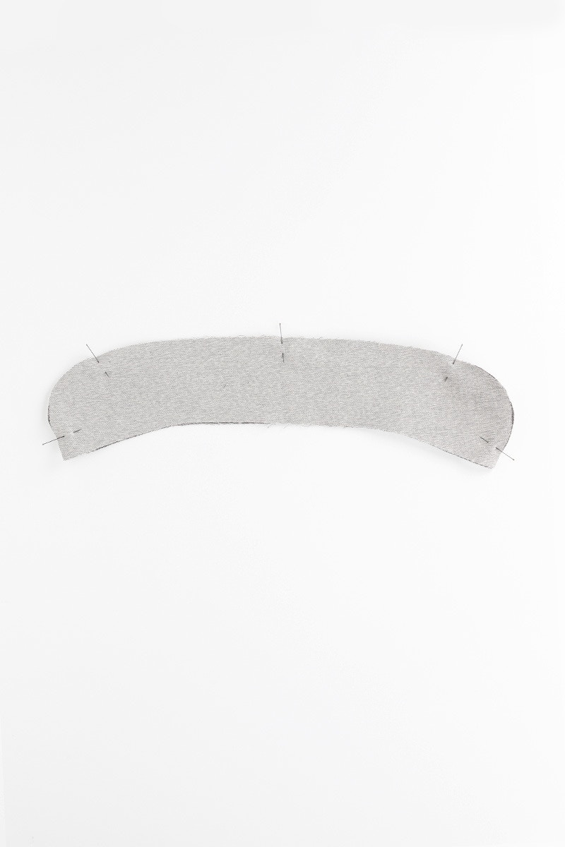 15 Penny Collar layers pinned together
