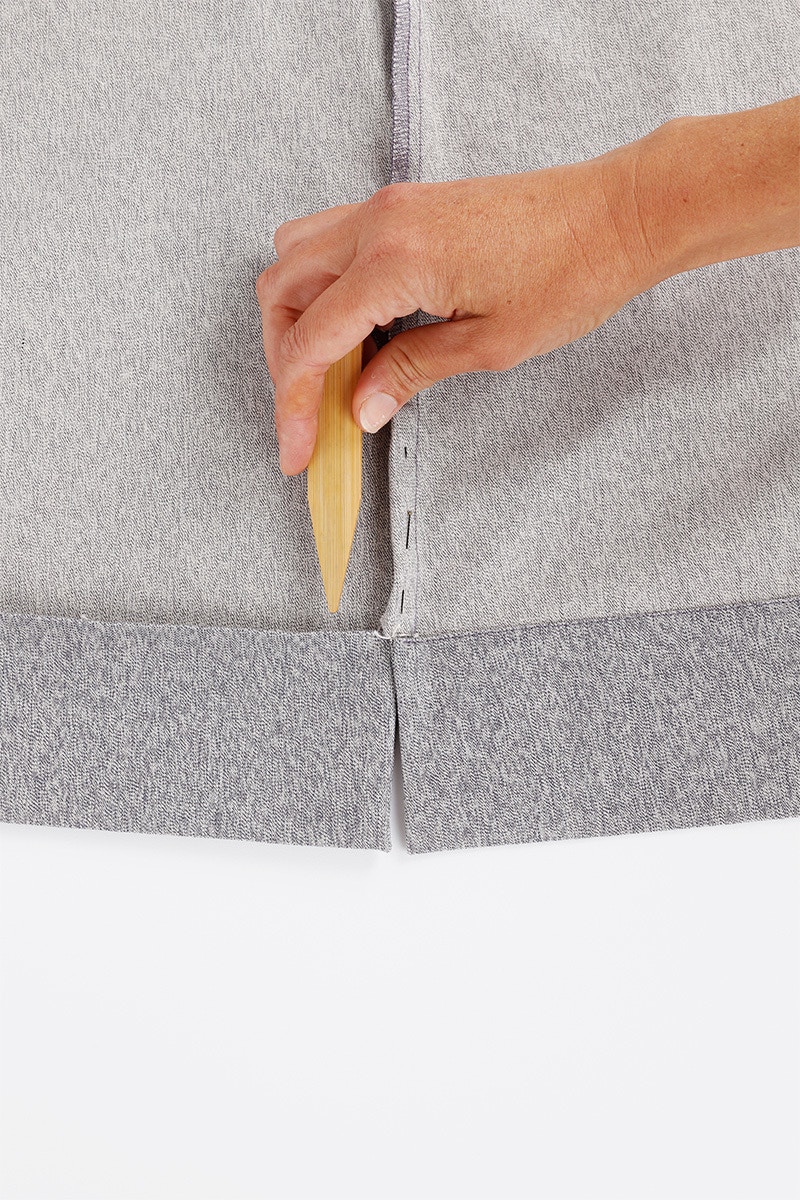 13 Corner on Dress Hem