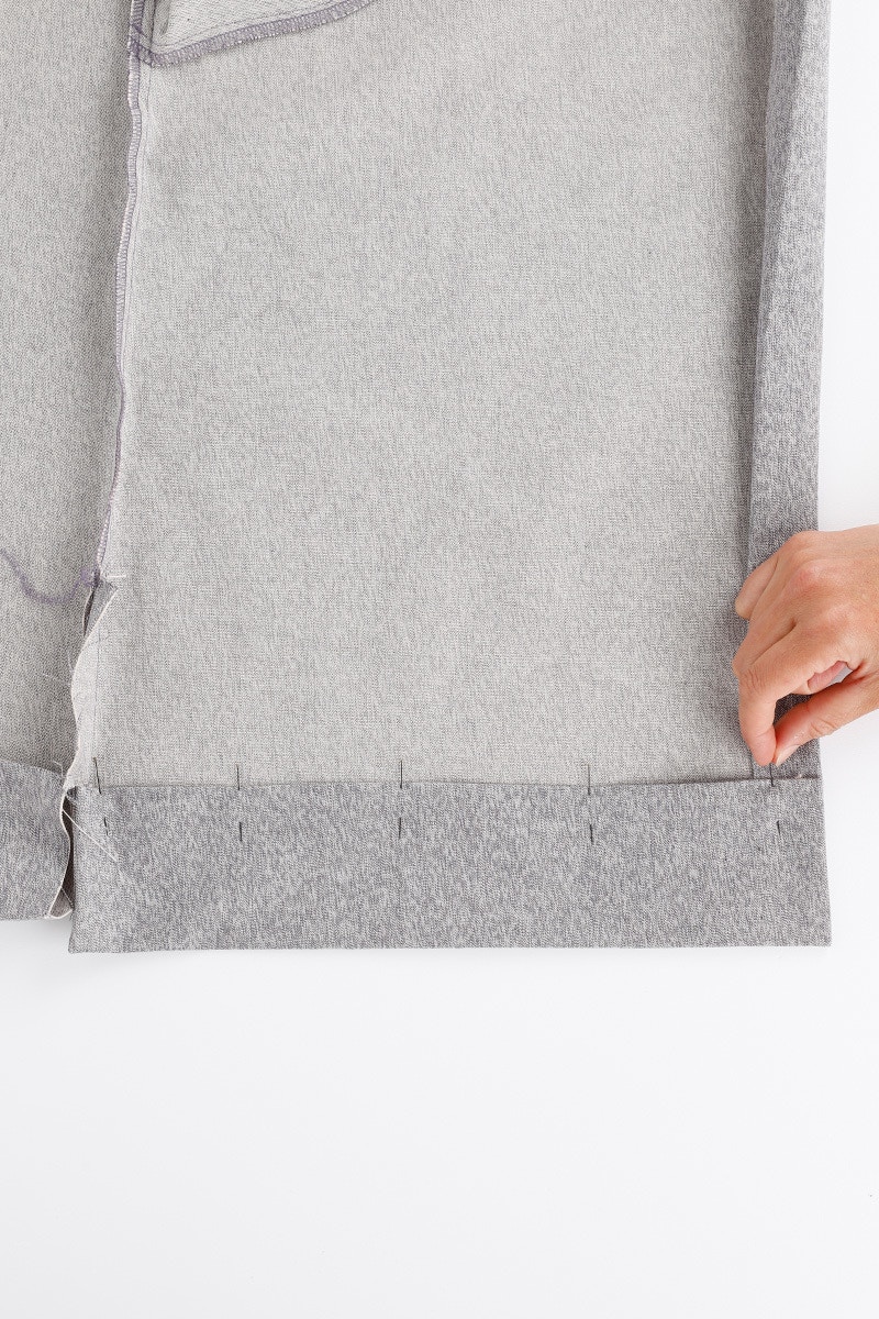 7 Dress Hem pinned up