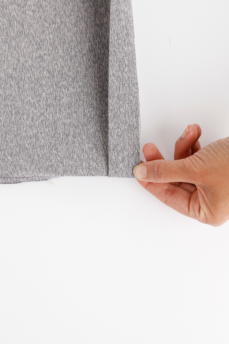 9 Shirt second hem fold
