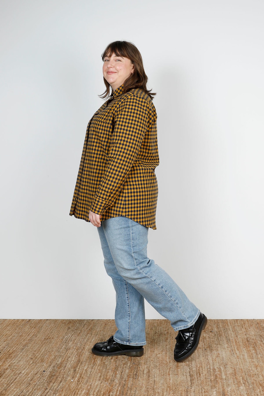 Front Step Make by TFS Bloom Shirt Check