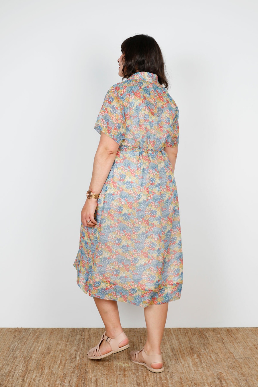 Back The Fabric Store Liberty Fabric Make By TFS Bloom Dress
