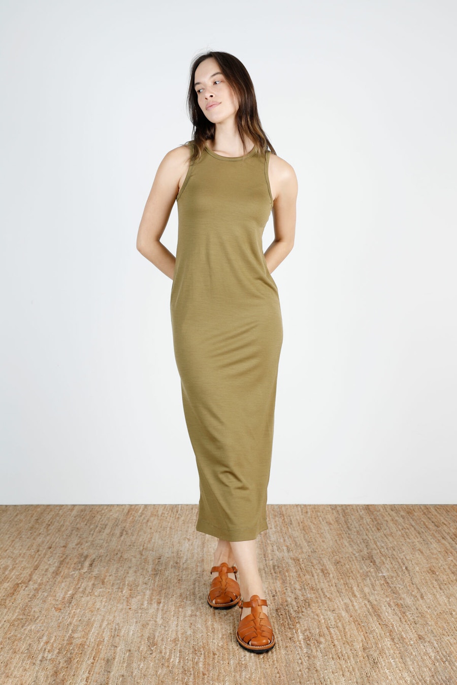 Army Front Fog Tee Tank Hack Make by TFS Organic Cotton