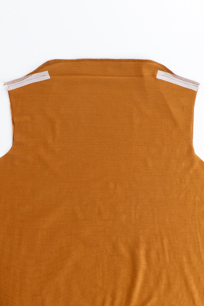 3 Shoulders Stitched Boat Neck