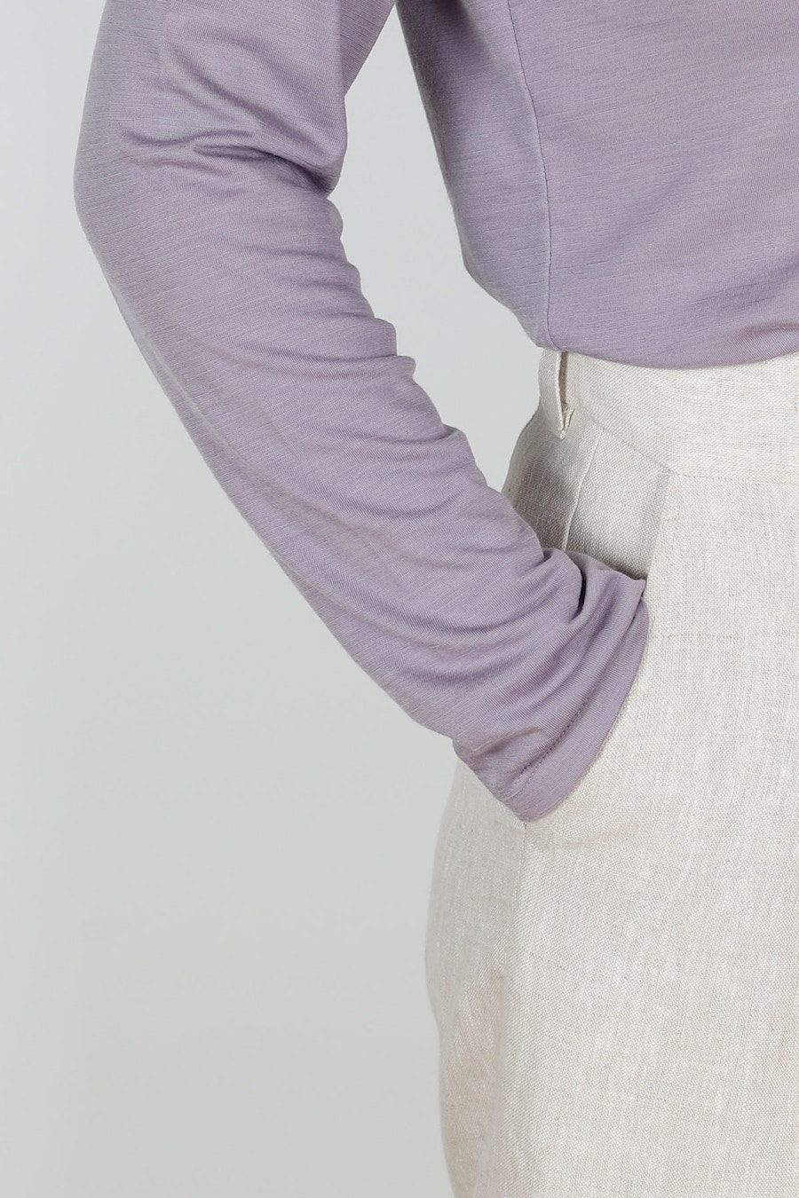 Lilac Turtleneck slv