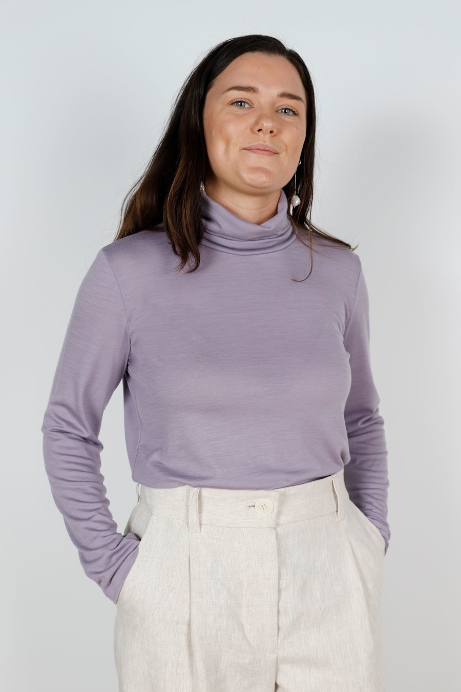 Lilac Turtleneck