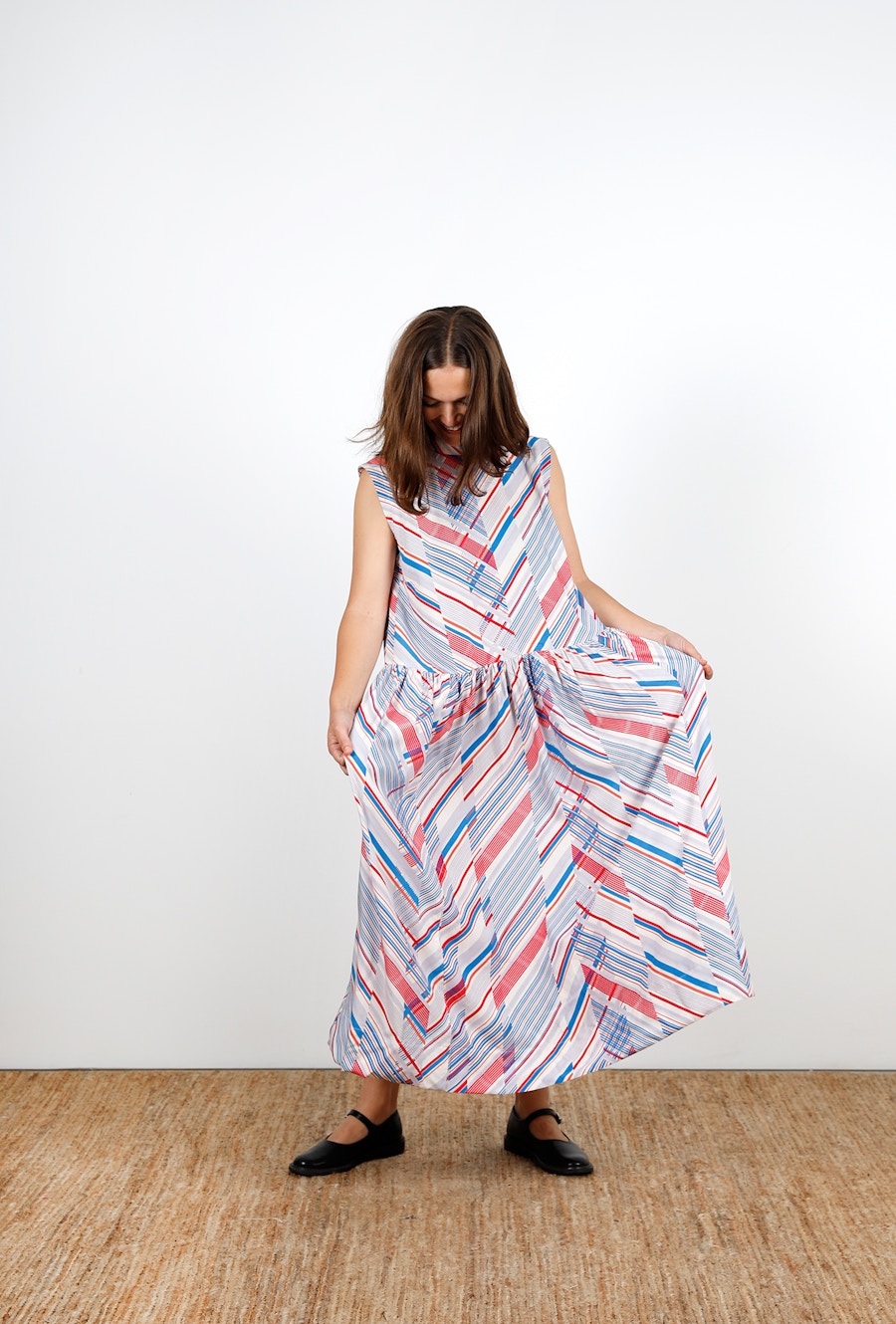 Front Multi Stripe Ivy Dress