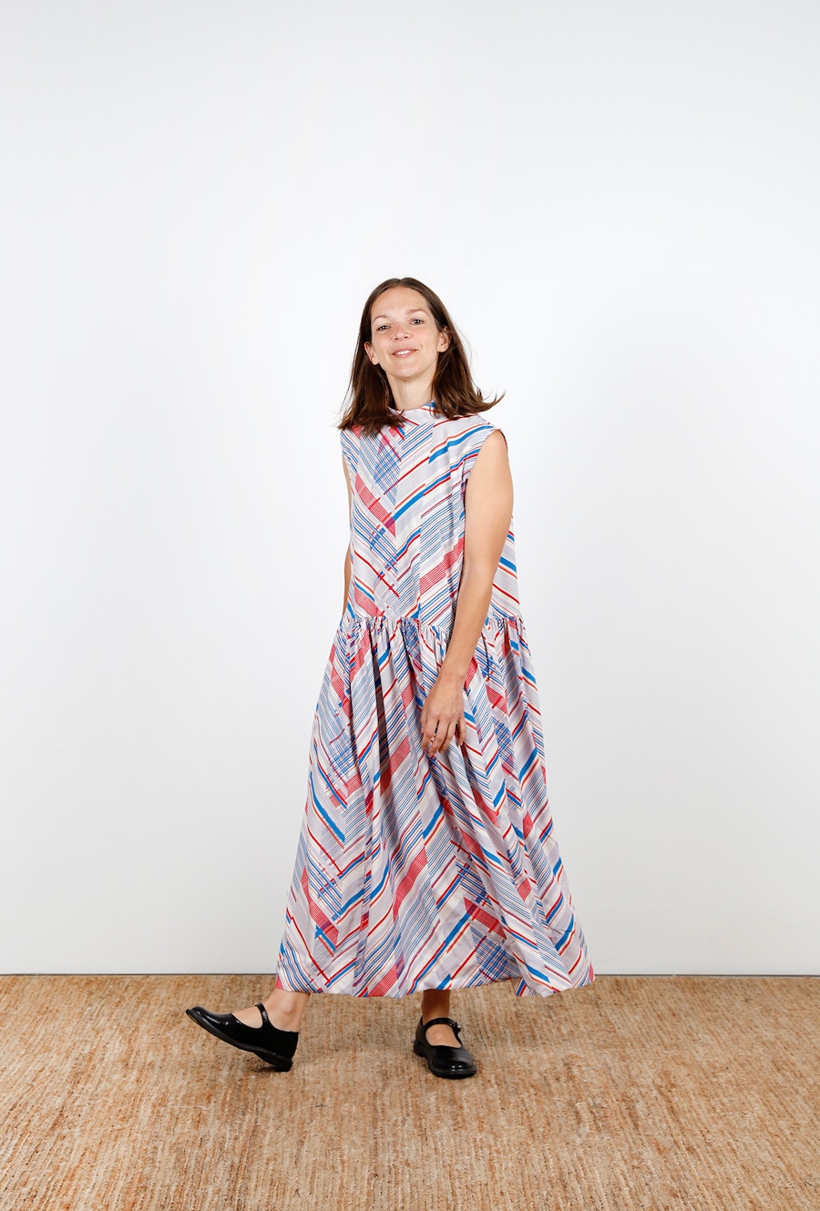 Front Walk Multi Stripe Ivy Dress