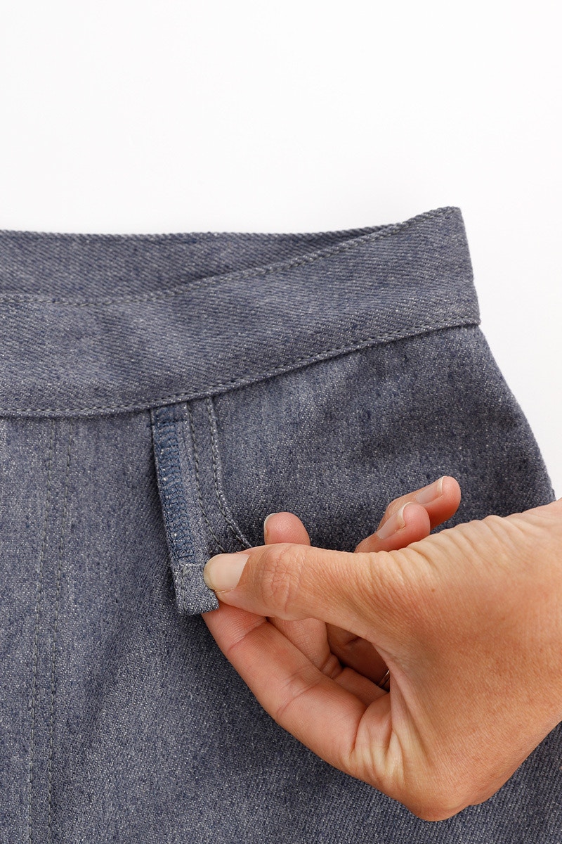 Folding belt loop