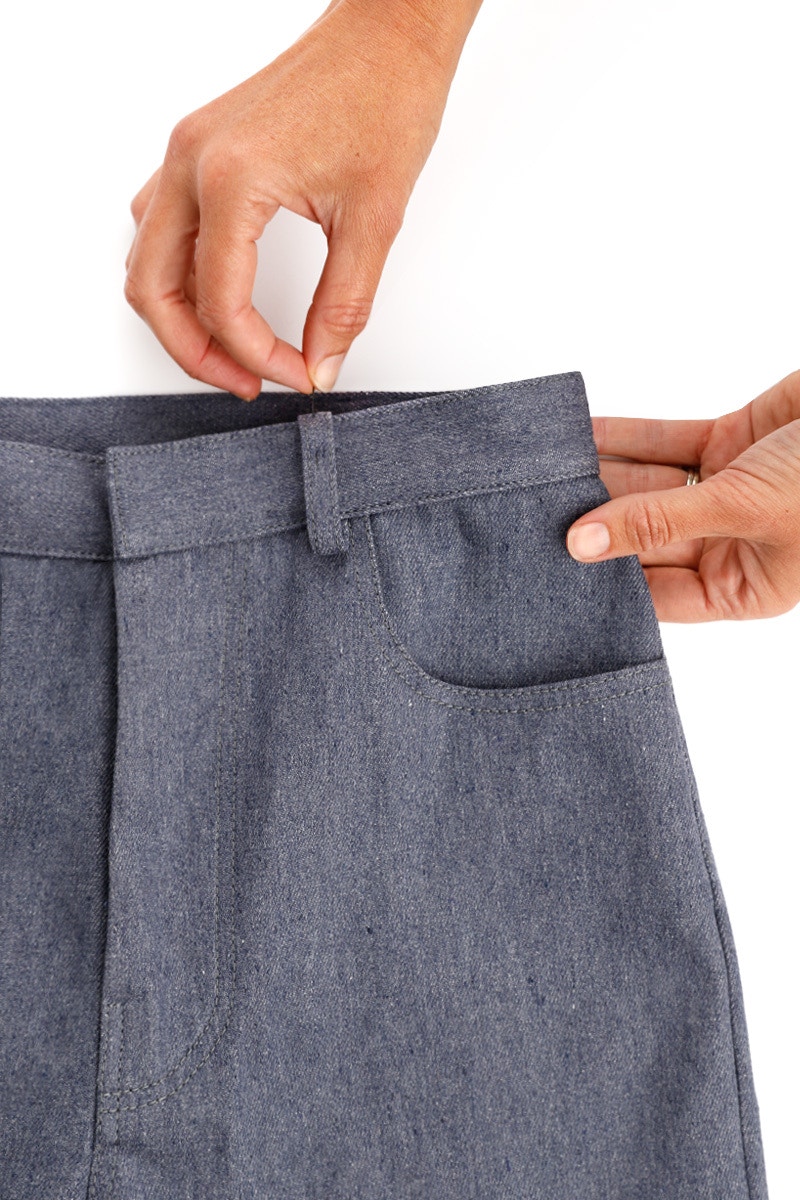 Pinning belt loop