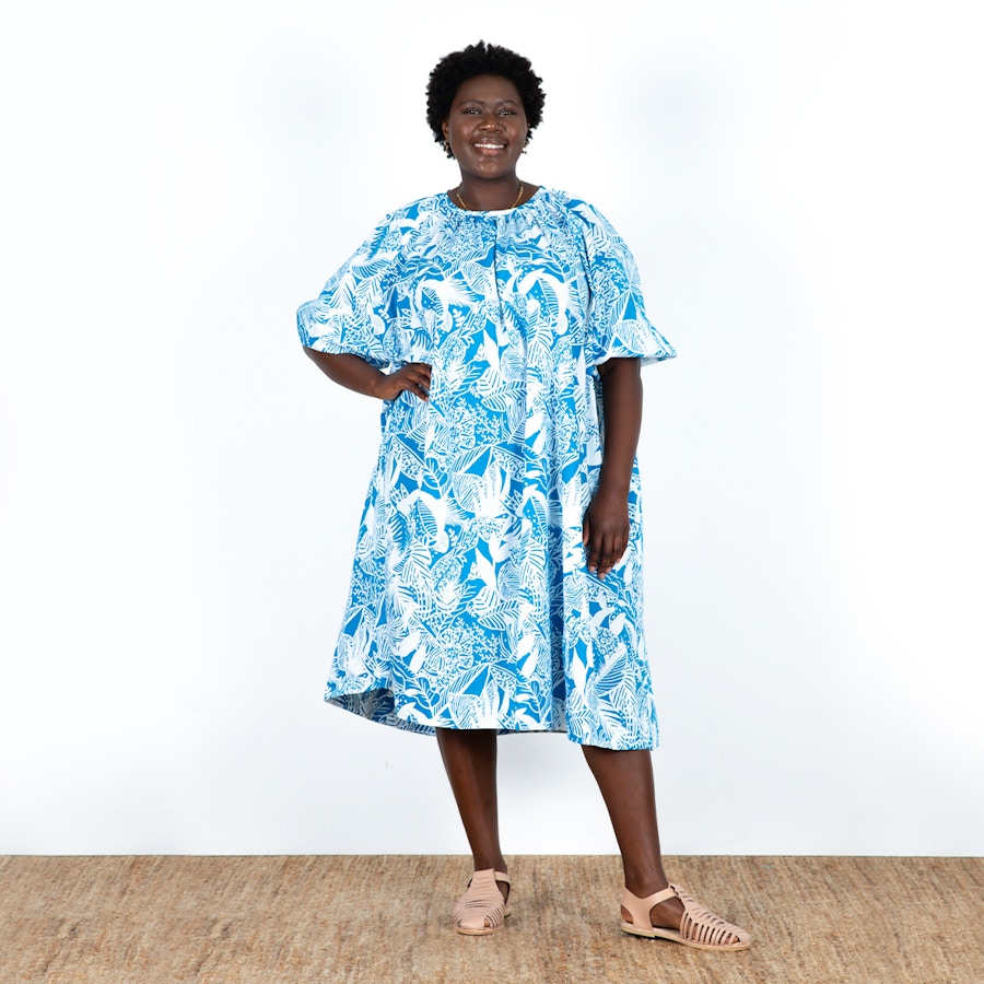 Make by TFS Paint Dress Floral Hip
