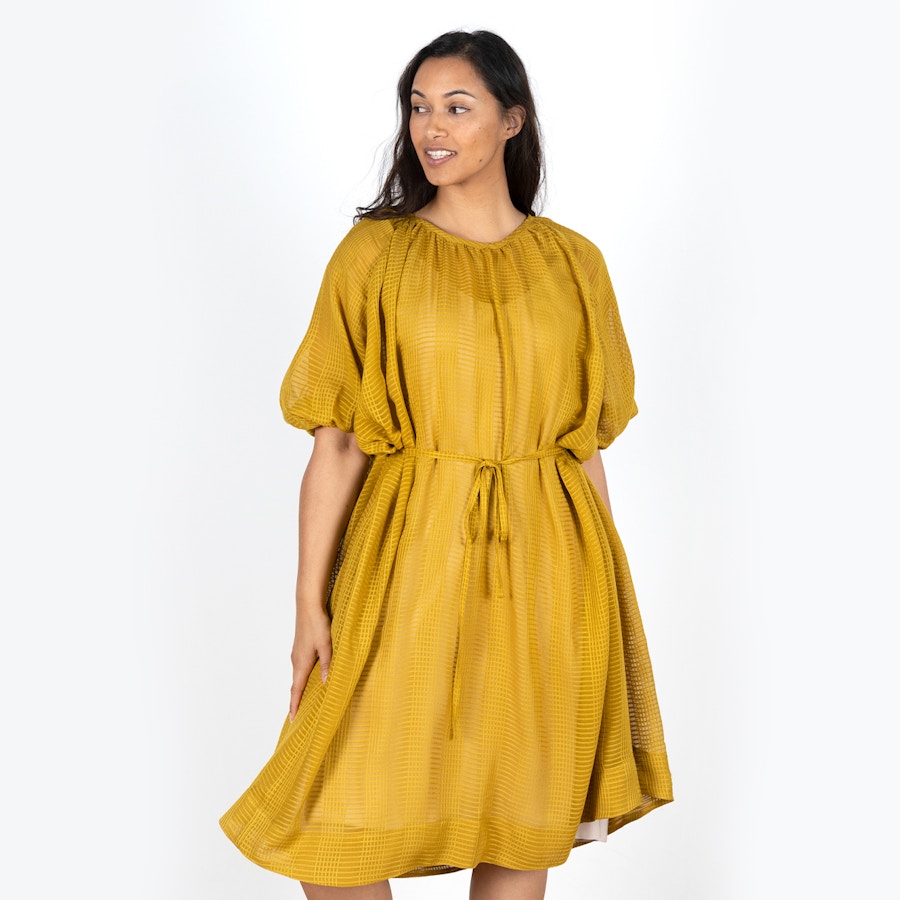 Make by TFS Paint Dress Silk Crop