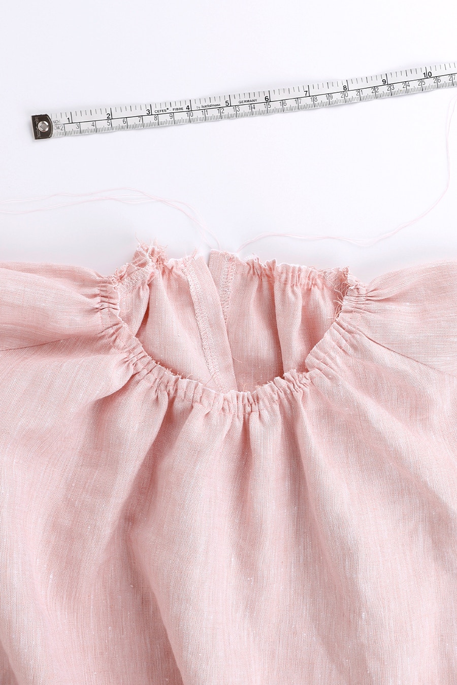 7 Gathered Neck To Measurement