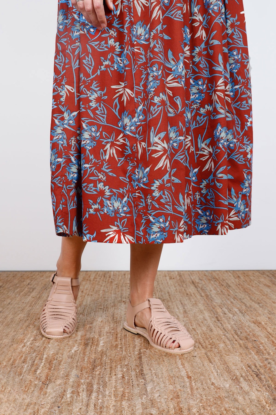 Hem Ivy Dress in Iris Print Make by TFS