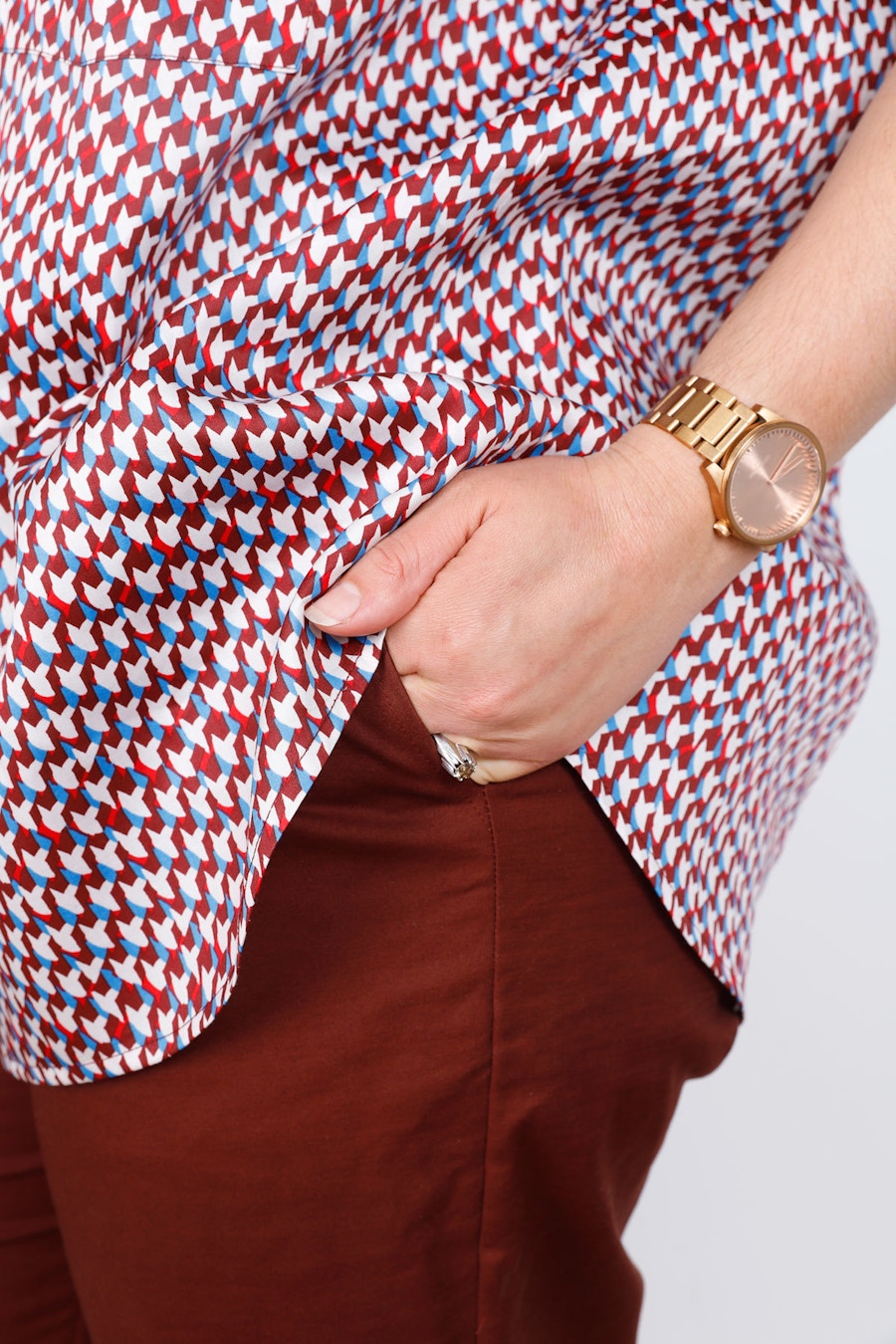 Pocket Bloom Shirt in Prints Cass Pant Make by TFS