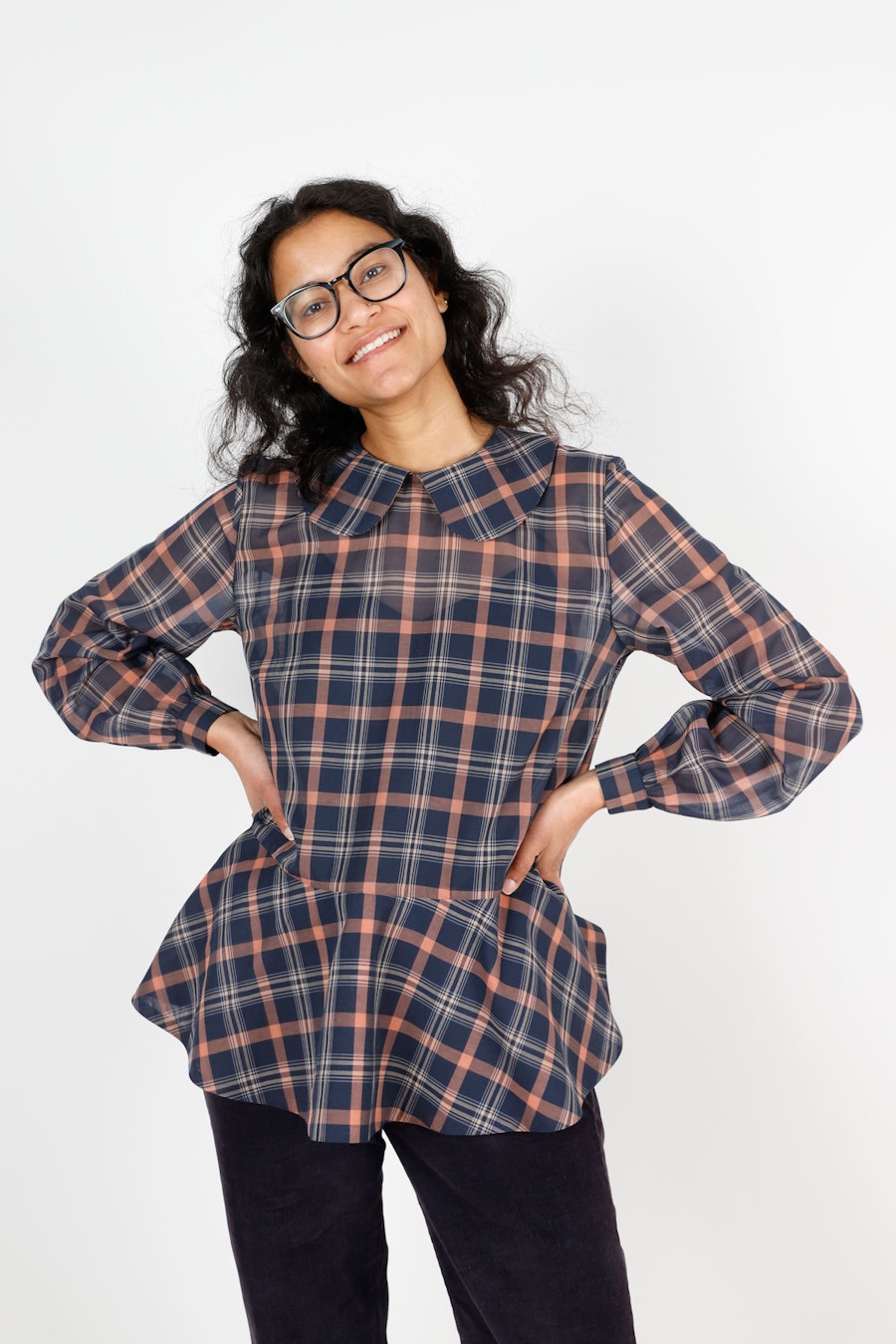 Hips Ivy Top Make by TFS Check Cotton
