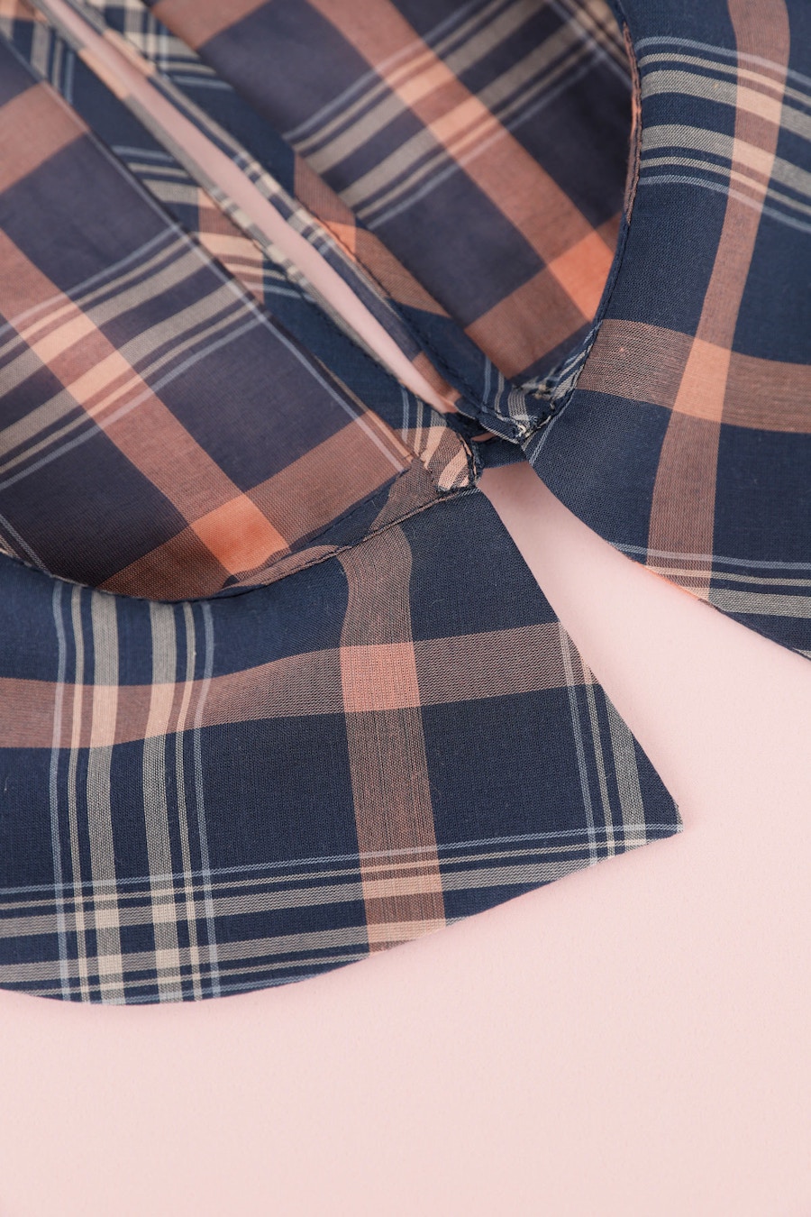 Seams Front Ivy Top Make by TFS Check Cotton
