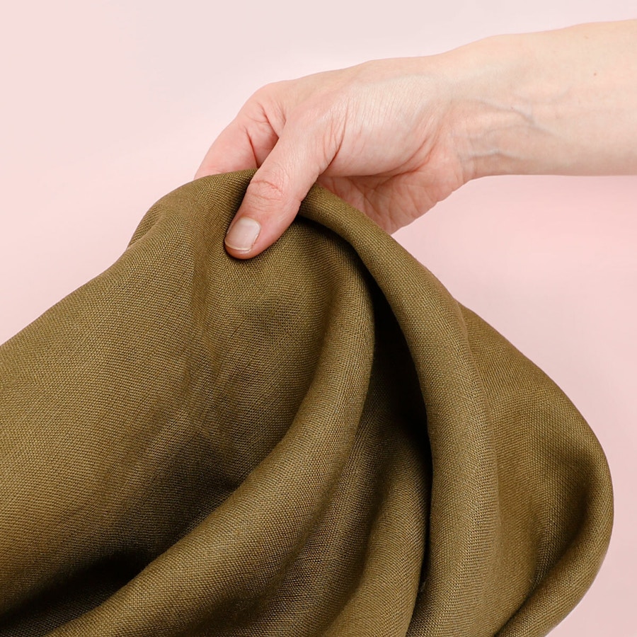SQ Olive Heavyweight Linen