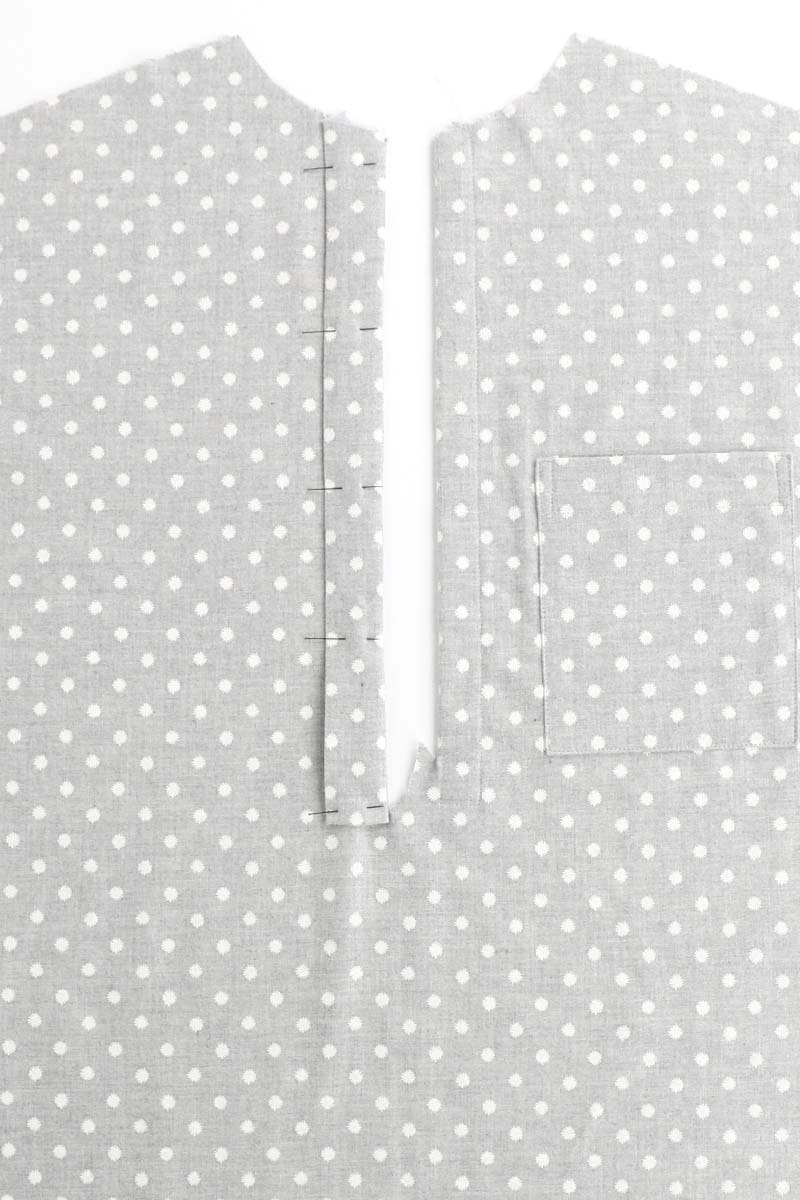 37 placket pinned