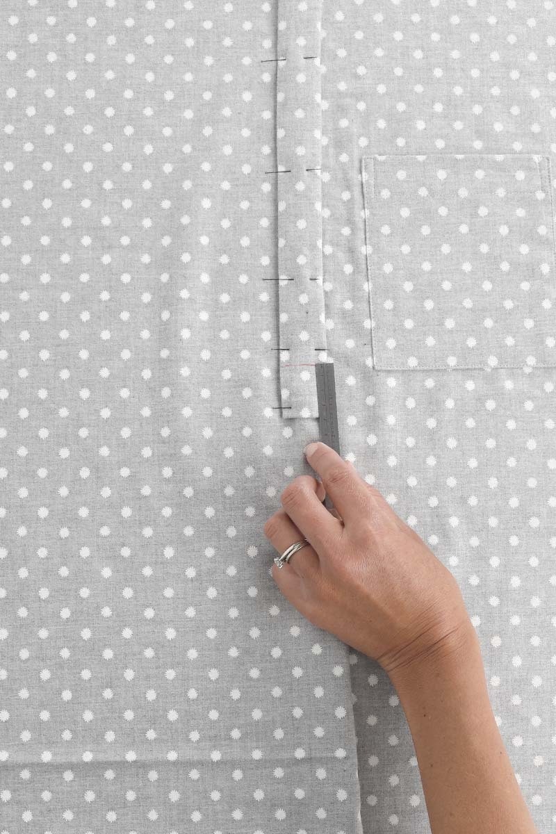 38 marking placket