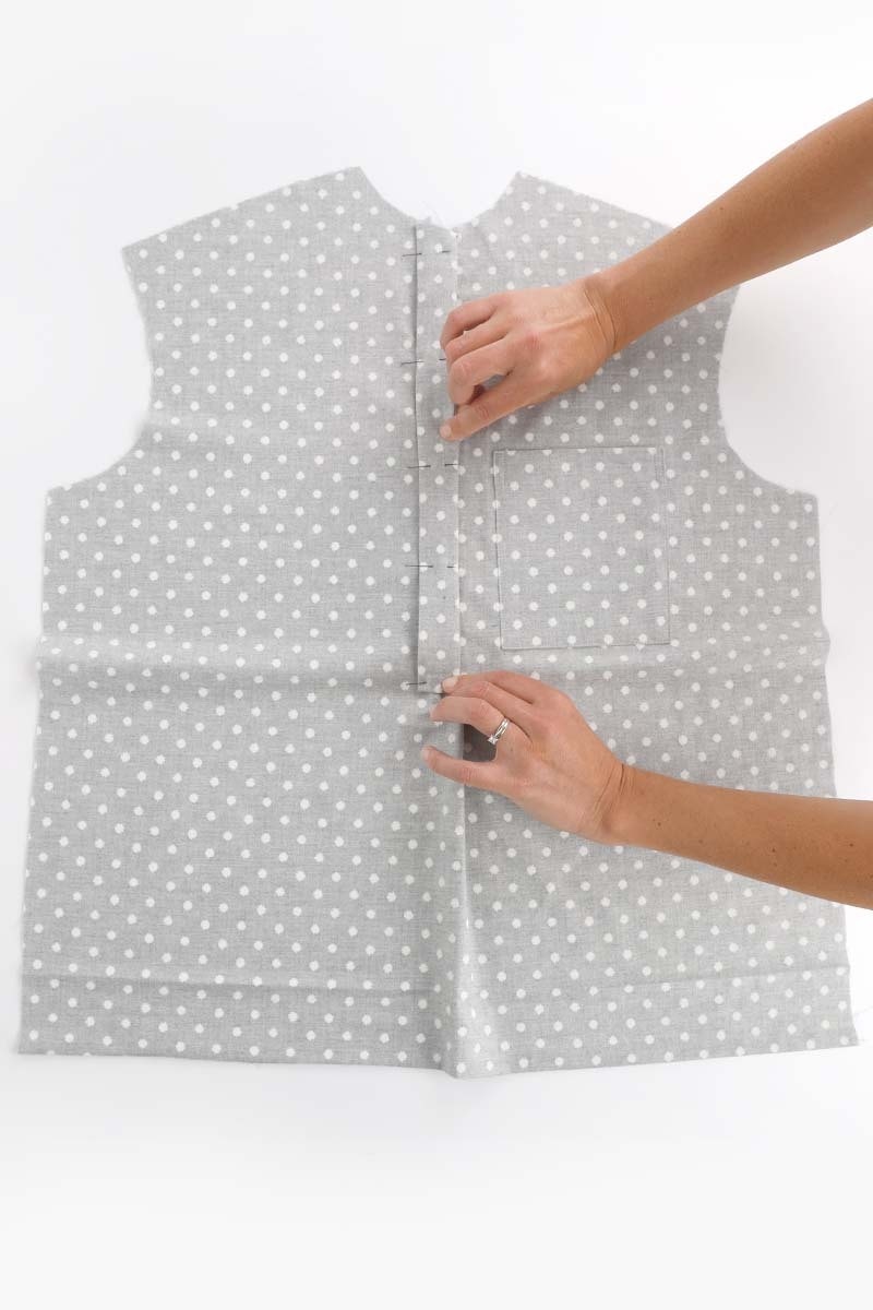 Shirt pleat folding