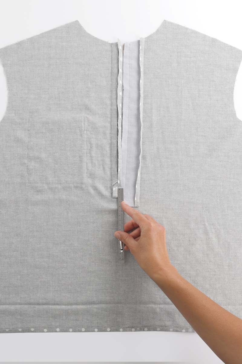 New folding the under placket