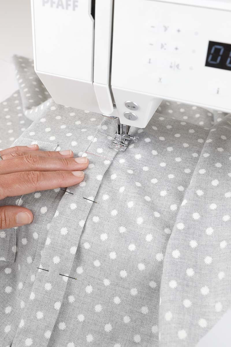 New machine placket step3