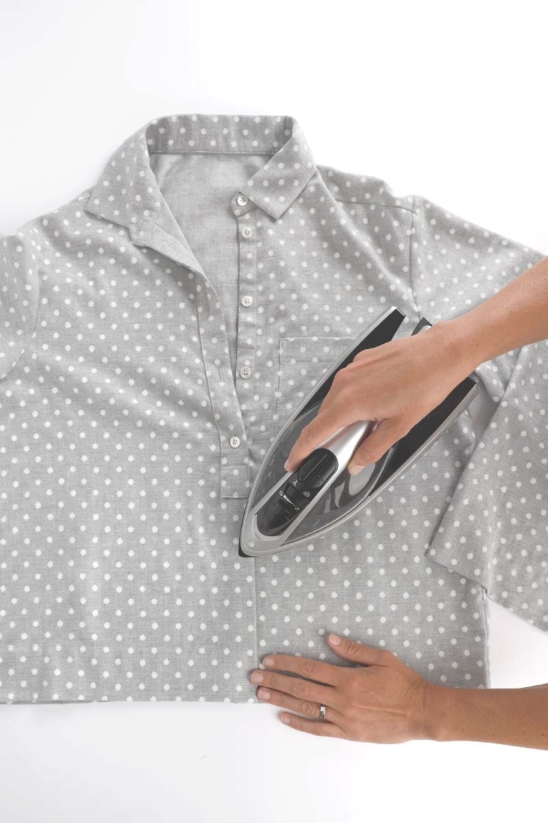 6 pressing pleat