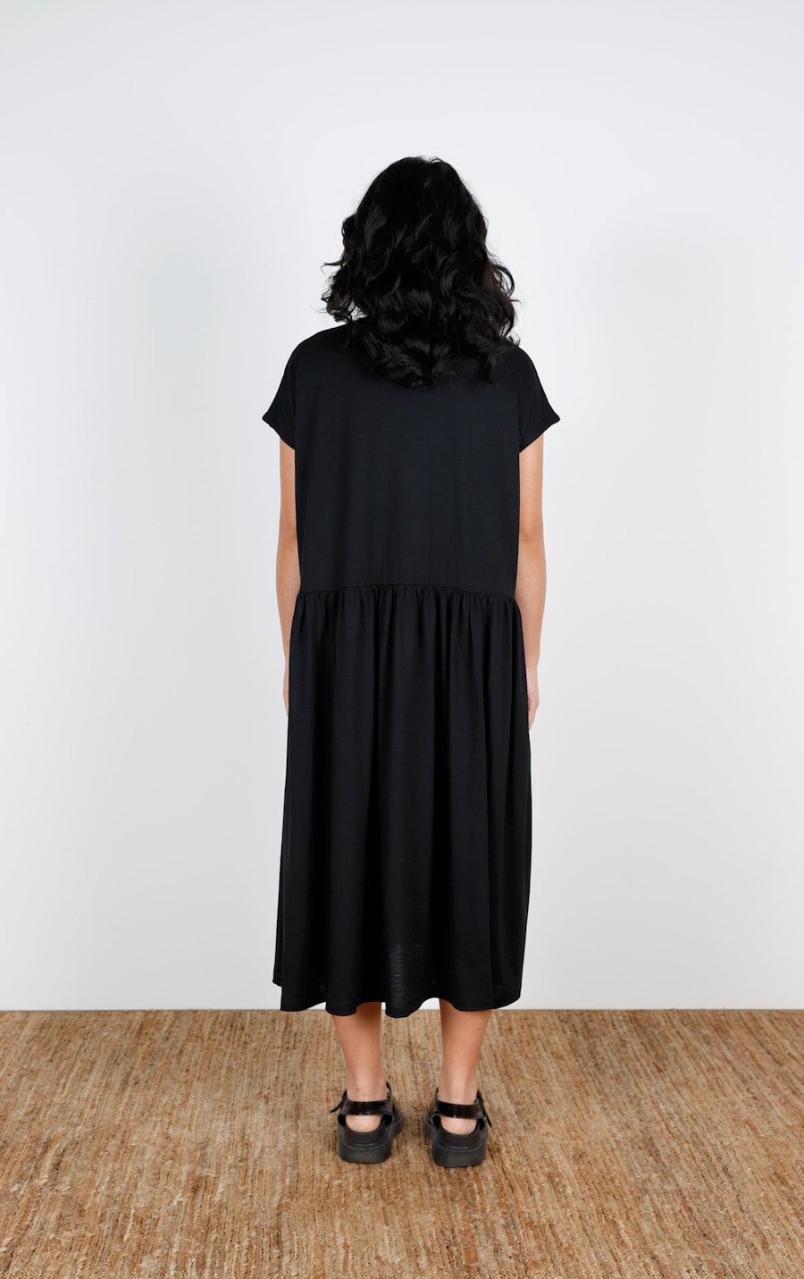Teddy Black Merino Back