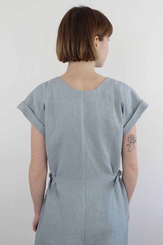 Yari Jumpsuit Back Detail Fabric By The Fabric Store