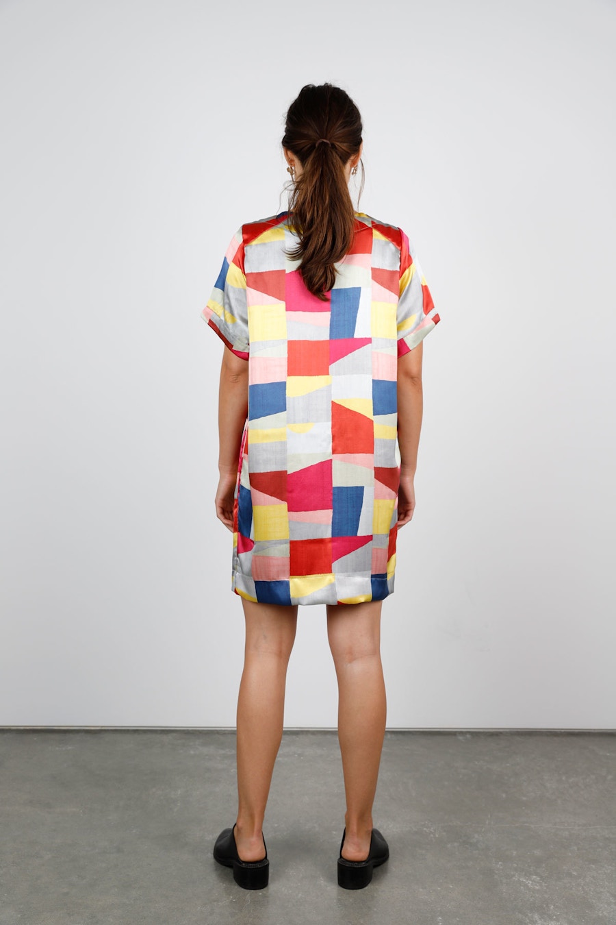 Back Paint Print Cielo Dress The Fabric Store Hero