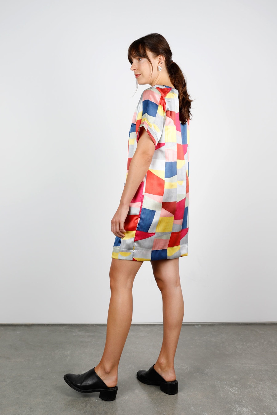Side Paint Print Cielo Dress The Fabric Store Hero
