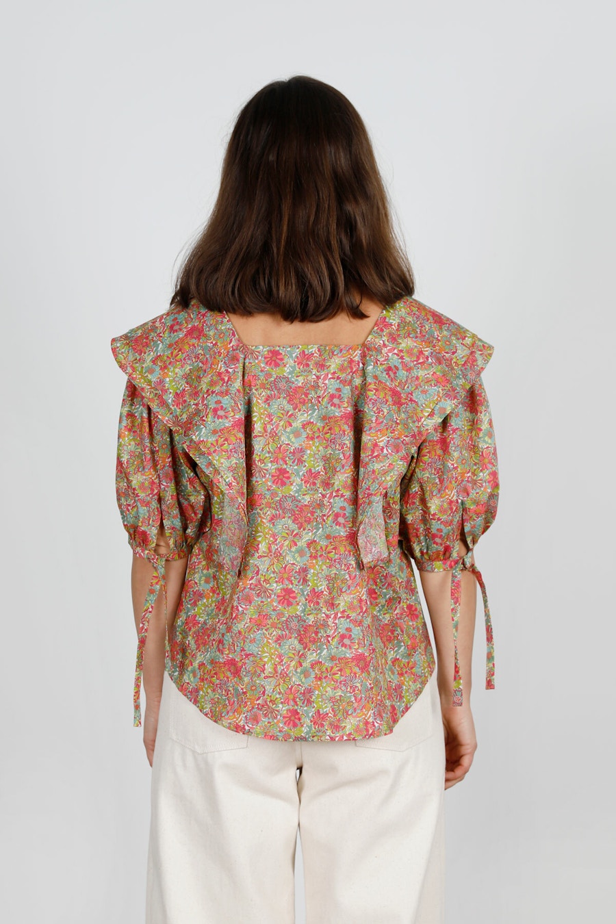 Back Lysimaque Paqerette Blouse Liberty Tana Lawn The Fabric Store