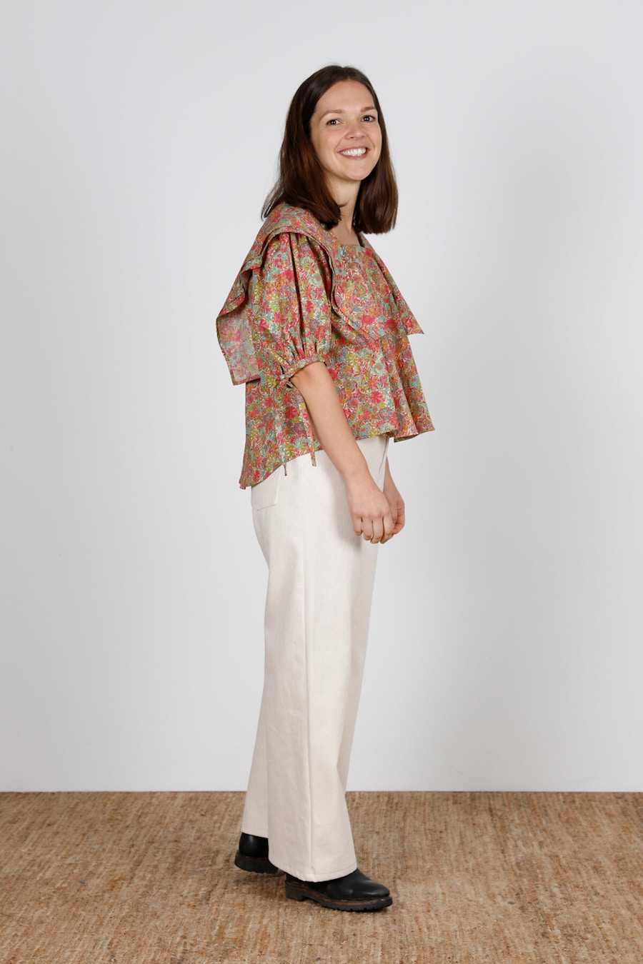 Side Lysimaque Paqerette Blouse Liberty Tana Lawn The Fabric Store