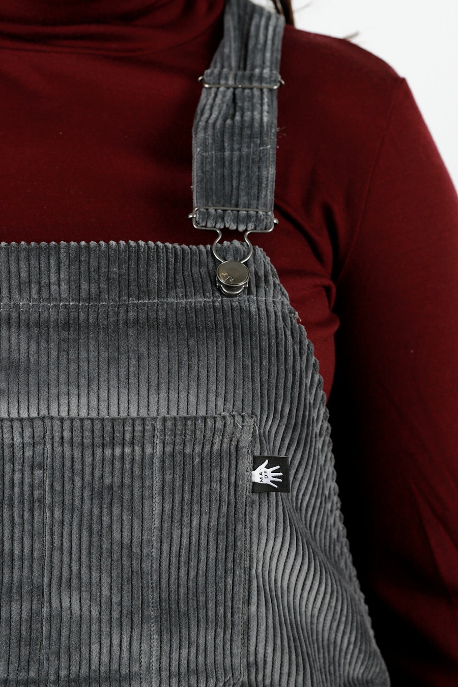 Margo Pinafore Front Detail Zoom