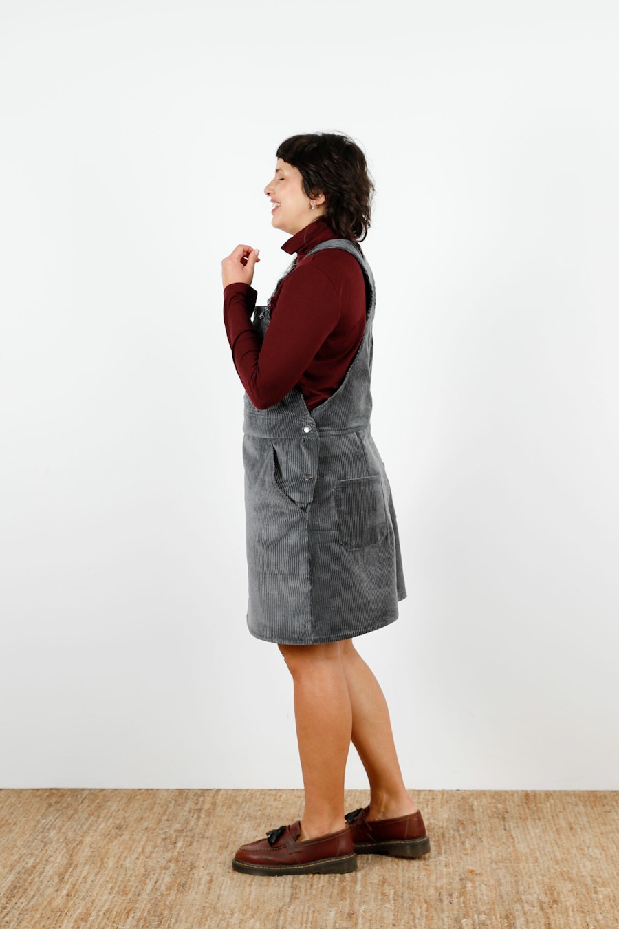 Margo Pinafore Zosia Side Turtleneck