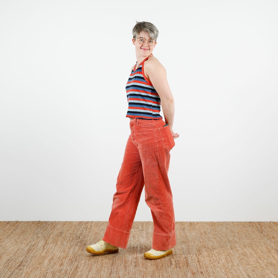 SQ Bianca Merino Halter Side Hands Holding