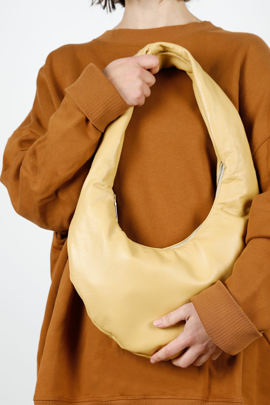 Yellow Bag Front Ochre