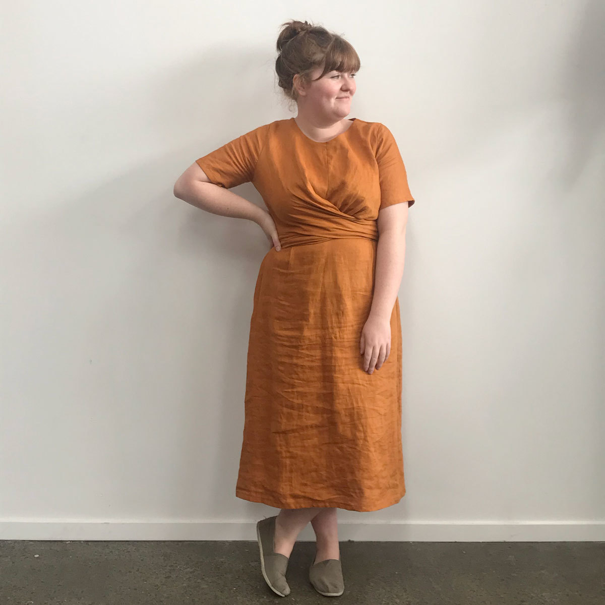 Charlotte in Marmalade Linen Australia